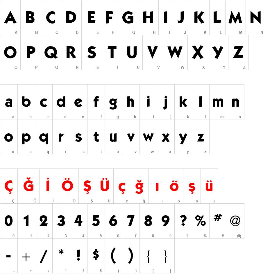 TR Kabel Bd font